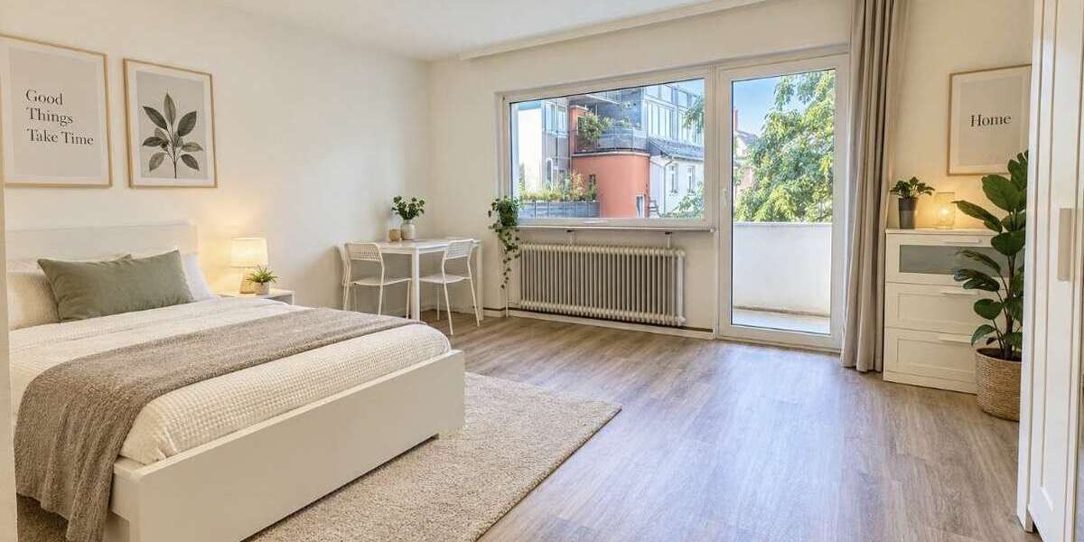 Etagenwohnung Frankfurt am Main Bornheim - 1 Zimmer, 43 m&sup2;, 1.190&euro; | Angebot:27354950