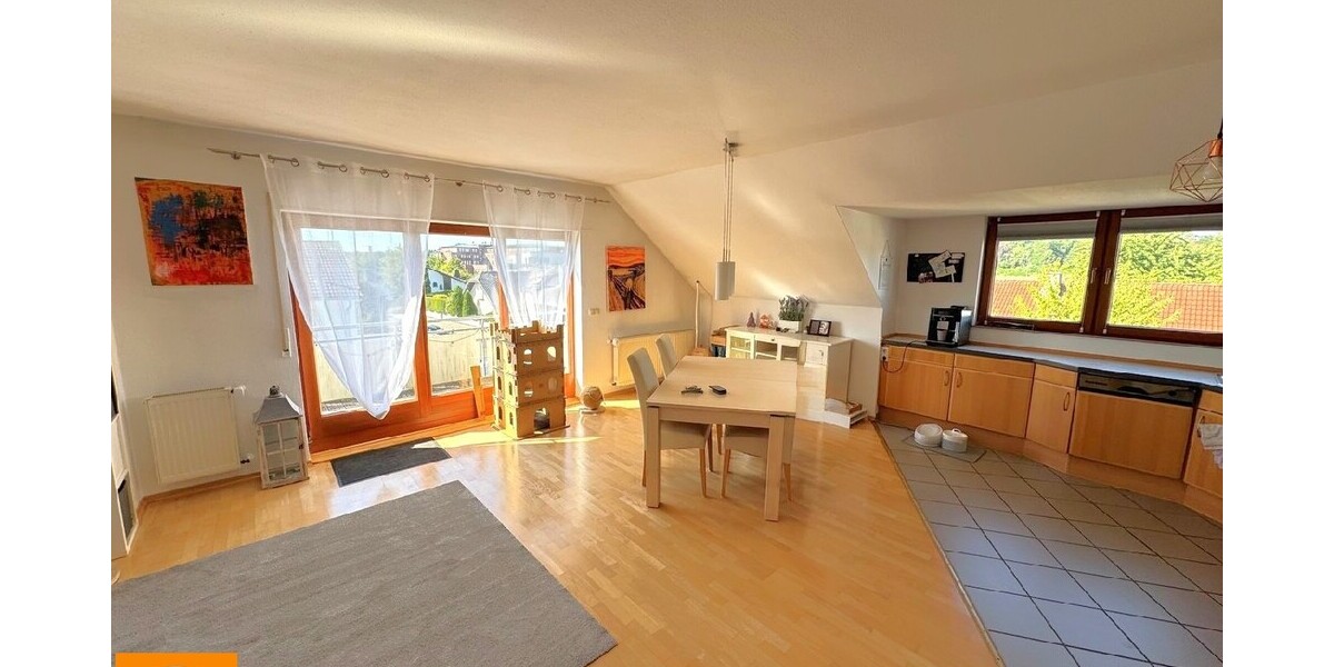 albero:) das nennt man mal ein Wohnzimmer - Maisonettenwohnung Seligenstadt Froschhausen | Angebot:27371081